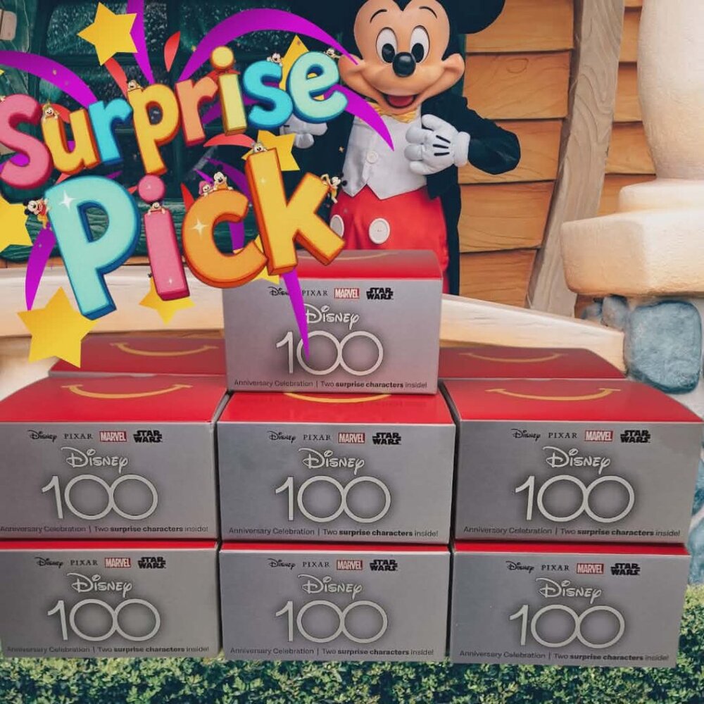 McDonald's Happy Meal Blind Box Character Disney's 100 Anniversary Celebration